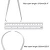 Kozelo Solid Joint Inner and Outer Caliper Set - 14-inch Stainless Steel Metal Solid Friction Joint Measuring Tool for Size Measurements, Silver Tone