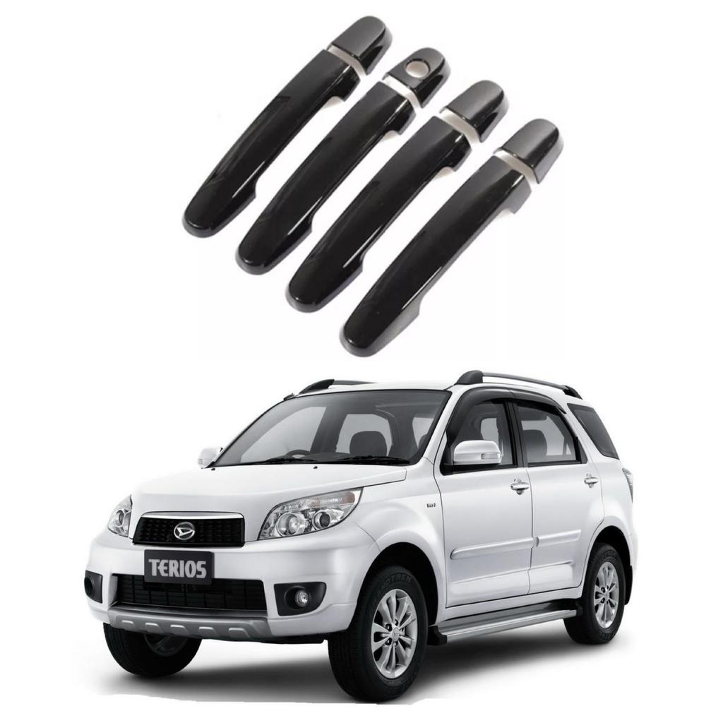 2006-2018 Daihatsu Terios Carbon Fiber Door Handle with Black Door Bowl Decoration