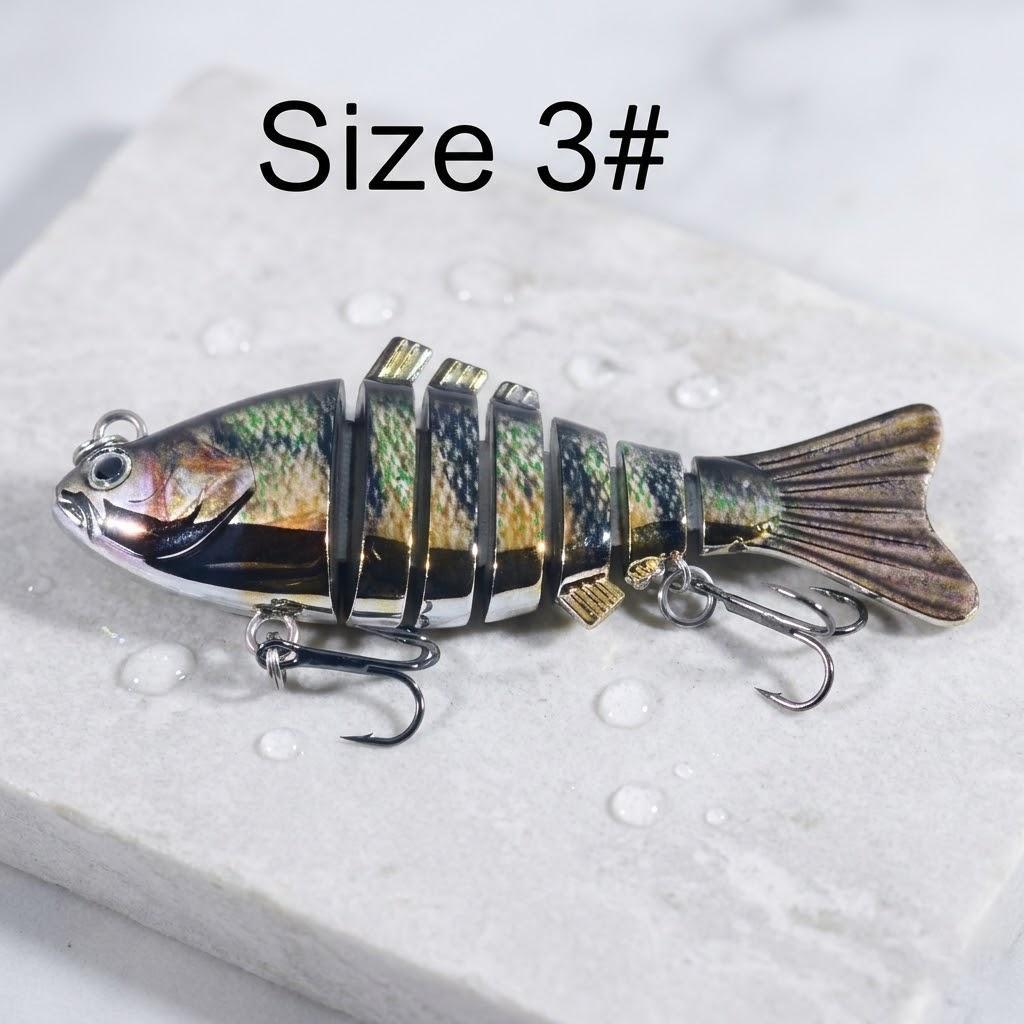 

10cm 24g Multi Jointed Swimbait Hard Bait Fishing Lures High Quality Freshwater Saltwater Artificial Tackle