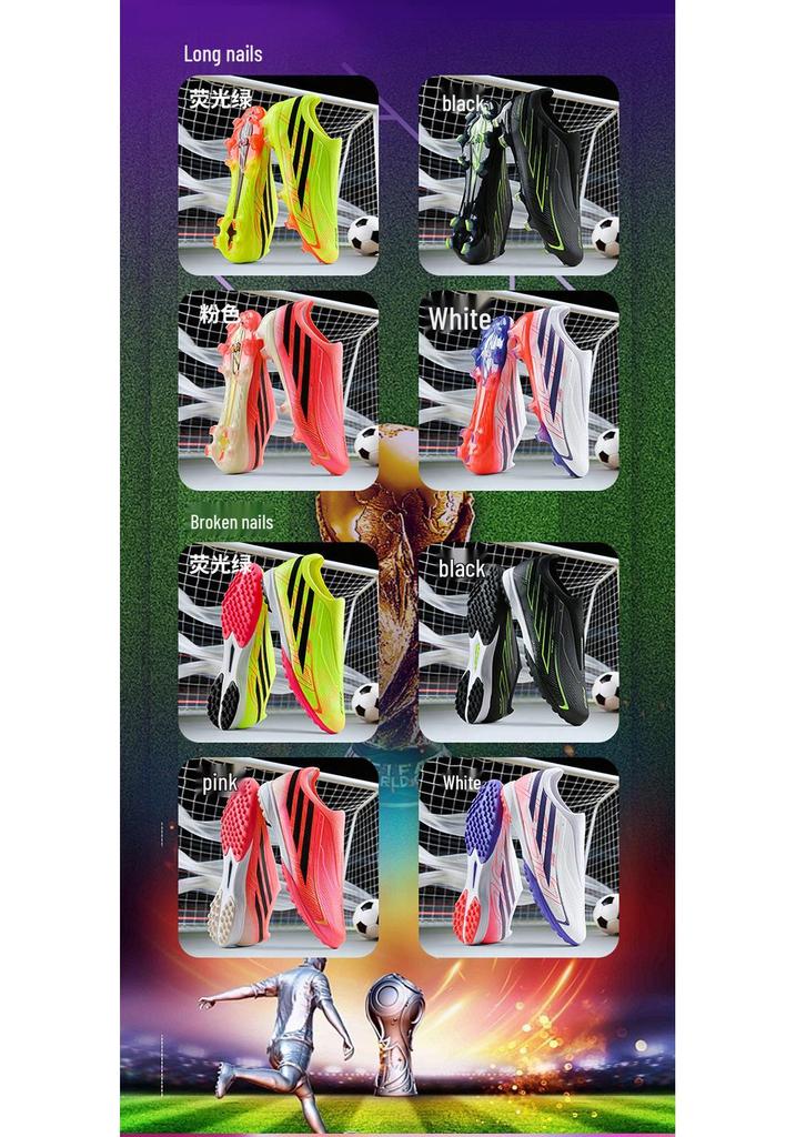 Cross Weltcup F50 Low-Top Fußballschuhe für Jugendliche & Erwachsene, Langstollen, Nocken, Sportwettkampfschuhe