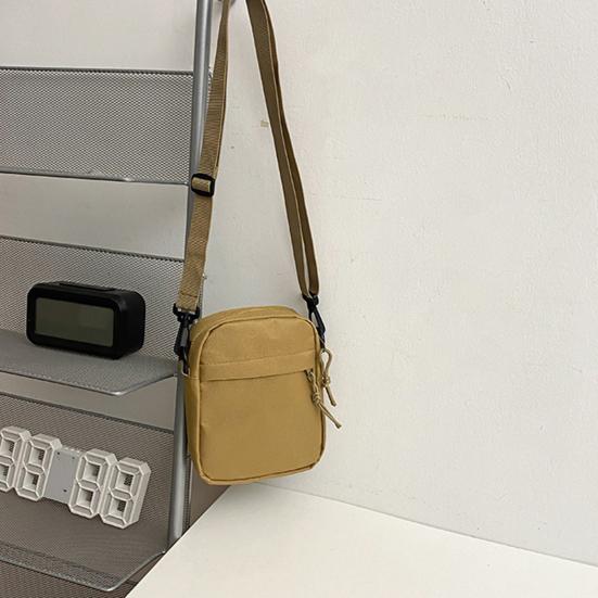 Unisex Crossbody Sling Tas Oxford Stof Schoudertas Kleine Crossbody Tas met Verstelbare Riem voor Mannen Vrouwen Dagelijkse Pendelen Straat
