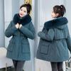 Women's Winter Parka Coat, Detachable Hooded Jacket with Multiple Wearing Options