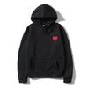 Cross Heart Pärchen Hoodie - Herren Herbst/Winter Samtgefütterte Kapuzenjacke mit Herzmuster (Übergröße)