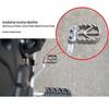 KY500X/525X Aluminum Alloy Brake Pedal Footrest – Enlarged, Anti-Slip Pad