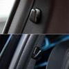 1pc Black Plastic Clothes Hook for Partition and B-Pillar Curtain, Compatible with Mercedes-Benz.