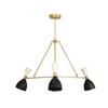 3 Light Modern Diablo Shades Sputnik chandelier light Fixture Handcrafted Artistic Chandelier Pendant