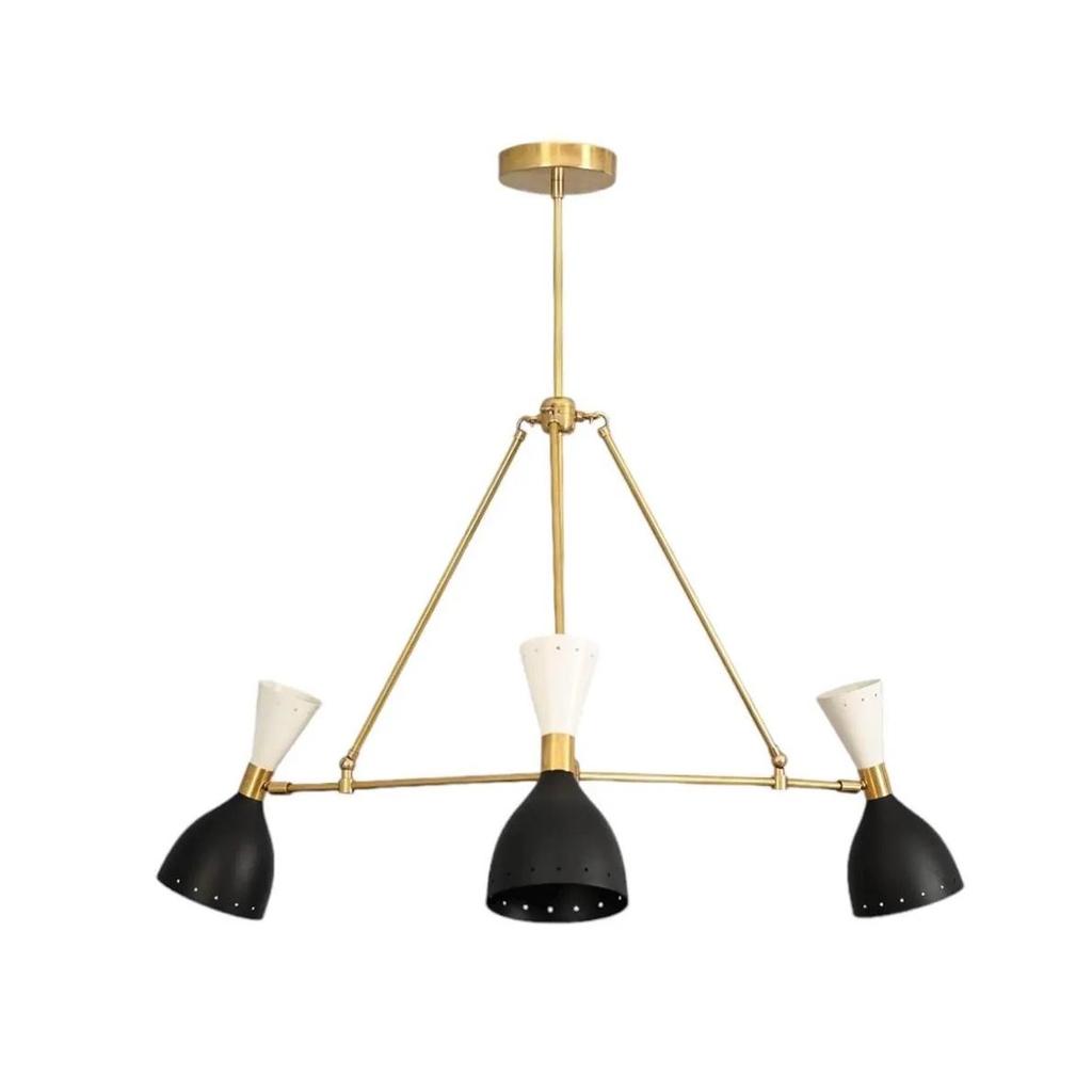 3 Light Modern Diablo Shades Sputnik chandelier light Fixture Handcrafted Artistic Chandelier Pendant