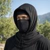 Adjustable Ice Silk Sun Hat Breathable Face Mask Pullover Cap Fashion Sunscreen Hat  Summer