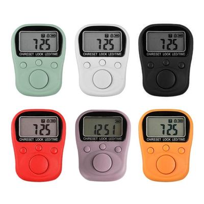 Electronic Finger Counter, Rechargeable 6 Digit LCD Electronic Digital Display Finger Hand Tally Counter Counting