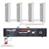 LINGSHENG Outdoor Waterproof Network Public Address Speaker Column CN Plug (adapter Included)