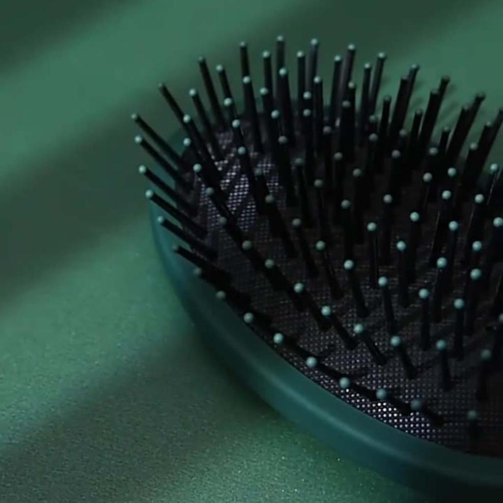 Hair Comb Spherical Tips Thick Curly Hairbrush Scalp Massage Detangler Brush Soft Bristles