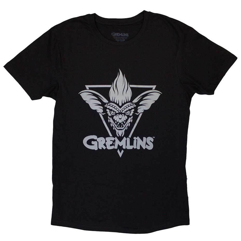 Gremlins Stripe Triangle T-Shirt Black New Unisex T-Shirt L