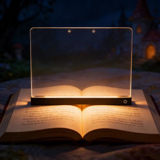 LED čtecí lampička šetrná k očím, lampička na knihu se 3 barevnými teplotami, dobíjecí lampička na klip pro čtení a studium