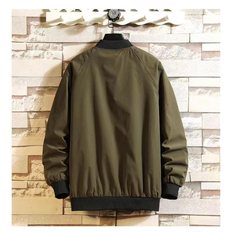 Spring and Autumn Bomber Jacket Street Short Men's and Women's Jacket Casual Retro Baseball Suit
