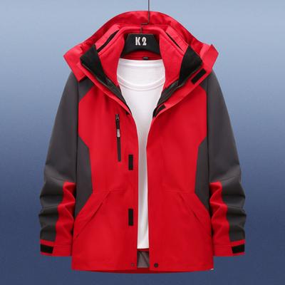 Warm and Functional Men's 3-in-1 Winter Jacket with Removable Fleece Liner Coat