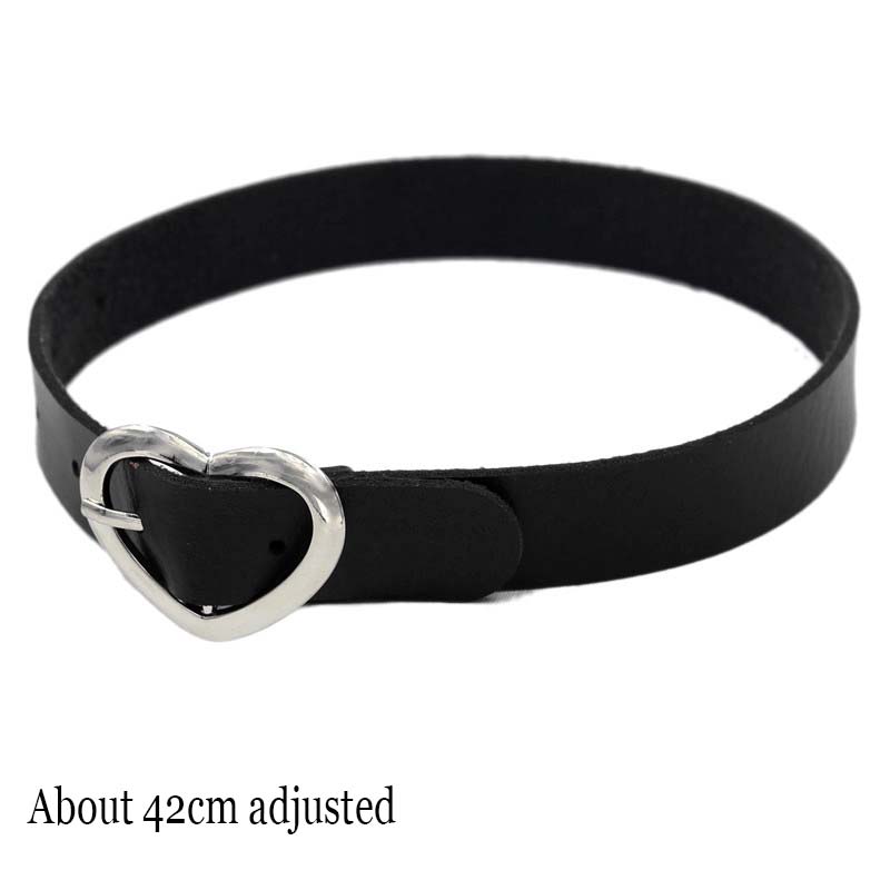 Femeie Negru Punk Guler Choker Colier Sexy Piele PU Lacăt Inimă Cheie Spike Choker Gothic Accesorii Cosplay Bijuterii Petrecere