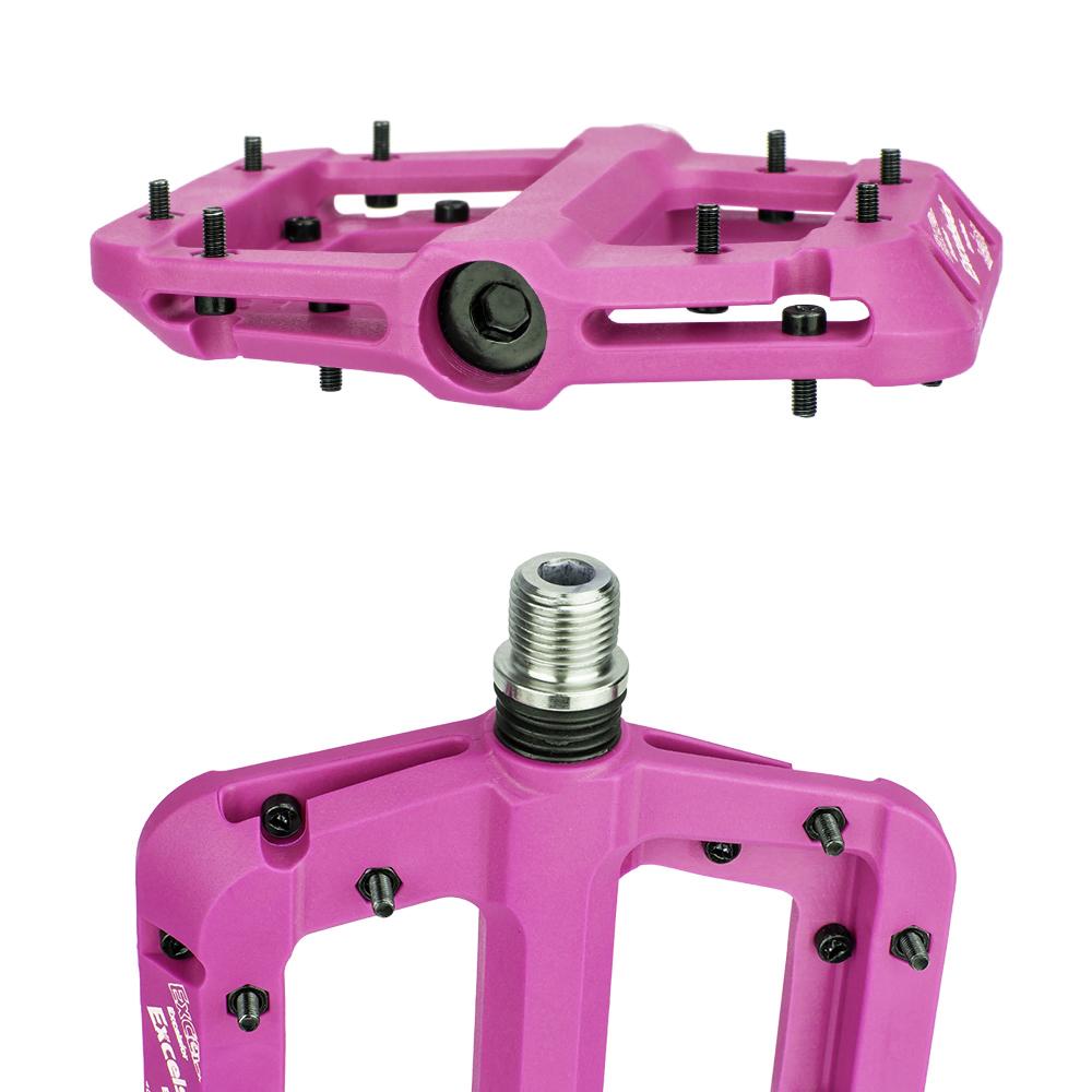MTB Bike Pedals Non-Slip Mountain Bike Pedals Platform Bicycle Flat Pedals 9/16 Inch