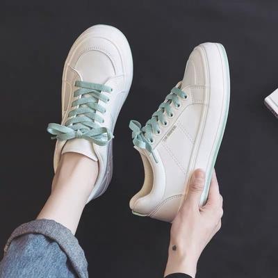 Chaussures à plateforme tendance pour femmes Baskets à lacets Chaussures plates Chaussures de tennis Zapatillas Mujer Chaussures vulcanisées pour femmes Automne Hiver 2024