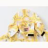 Children's Spring and Fall New Fashion Printing Rushing Coat Jacket Boys and Girls Hooded Waist Zipper Shirt Double Windbreaker