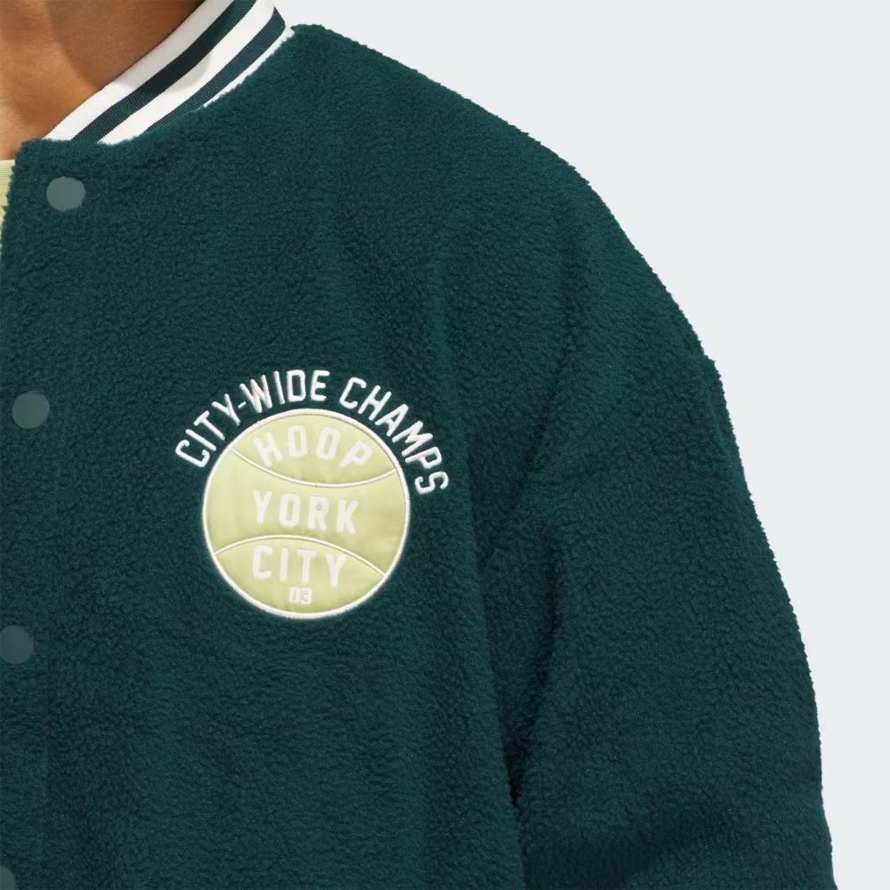 Adidas Originals Hoop York City Coachjacke Unitefit Bequeme Hautfreundliche Jacke Unisex-Jacke JY4734