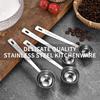 Stainless Steel Coffee Measuring Scoop Food Grade Multi Use Precise Markings for Home Baking Spice Measuring Use