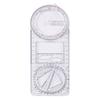 Activity Angle Drawing Ruler Multifunctional Ruler Straight Geometry Ruler Transparent Measurement Drawing Template High School
