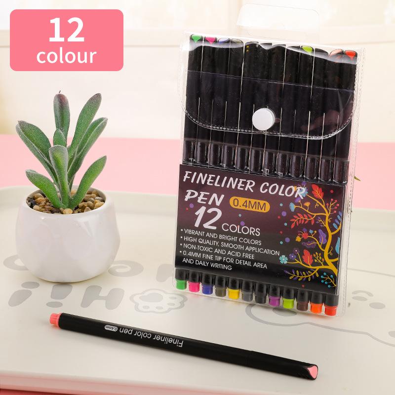 Kreatives buntes Feinspitzen-Liner-Stifte-Set für Journaling und Kritzeln, Große Kapazität