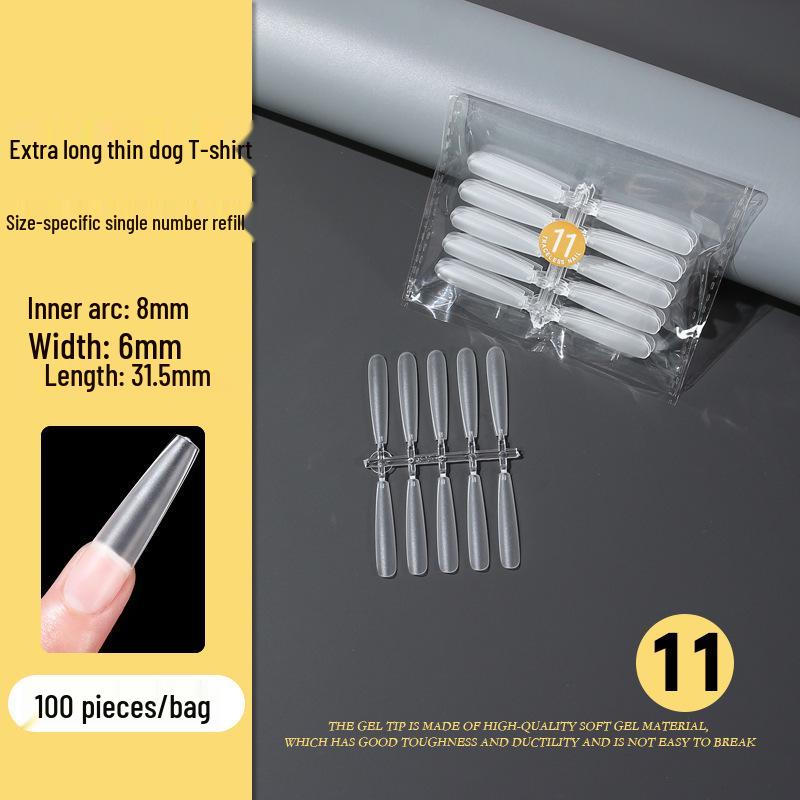Jia Naisi Extra Long Wearable T-Shaped Manicure Nails