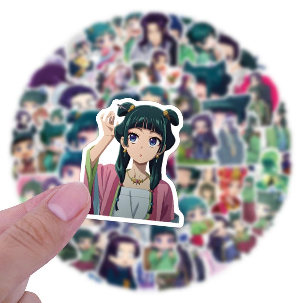 120Pcs the Apothecary Diaries Anime Graffiti Stickers Aesthetic Set for Fridge Laptop Phone Kids Creative Stationery Toy