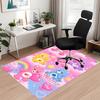 Custom Name Bear Printed Carpet Rug For Office Chair Living Room Bedroom Kitchen Room Decor Gifts