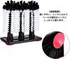 Glass Brush Glass Cleaning Brush Glass Washer Glass Cup Brush Glass Vacuum Cleaner Clean 3 Brushes Included Fast and Convenient Cocktail Glass Wine