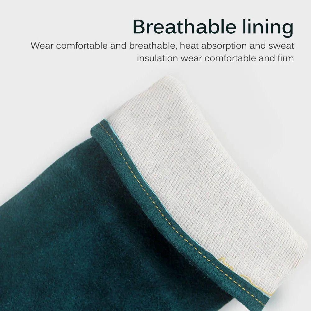 Anti-Bite Biting Protective Gloves Anti-Scratch Work Gloves Leather Welding  Gloves  Catch Dog