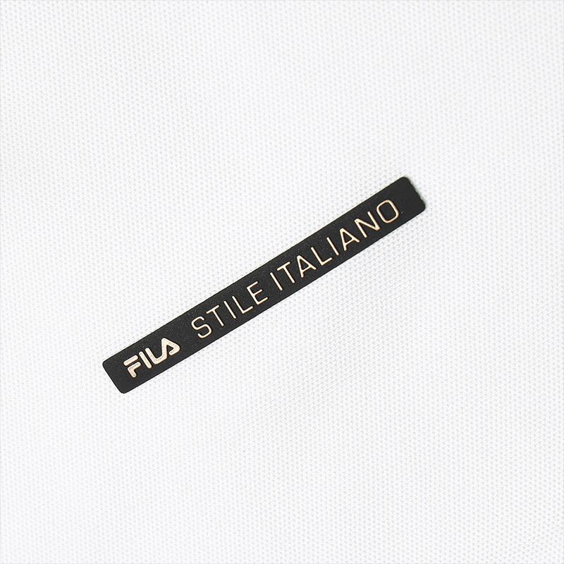 New FILA Polo Shirt Men's Standard White F11M523113F-WT