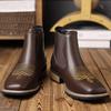 R007 Chelsea Boots Embroidered Pullover Chelsea Boots Men's Martin Boots, Foreign Trade