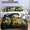 3pcs The Last of Us Bedding Set Duvet Cover Closure Includes 1 Duvet Cover & 2 Pillowcases, Soft and Comfortable for All Seasons.