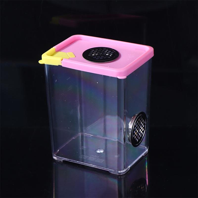 Spider and Mantis Breeding Case made of Transparent Acrylic; Ideal Habitat for Reptiles and Insects