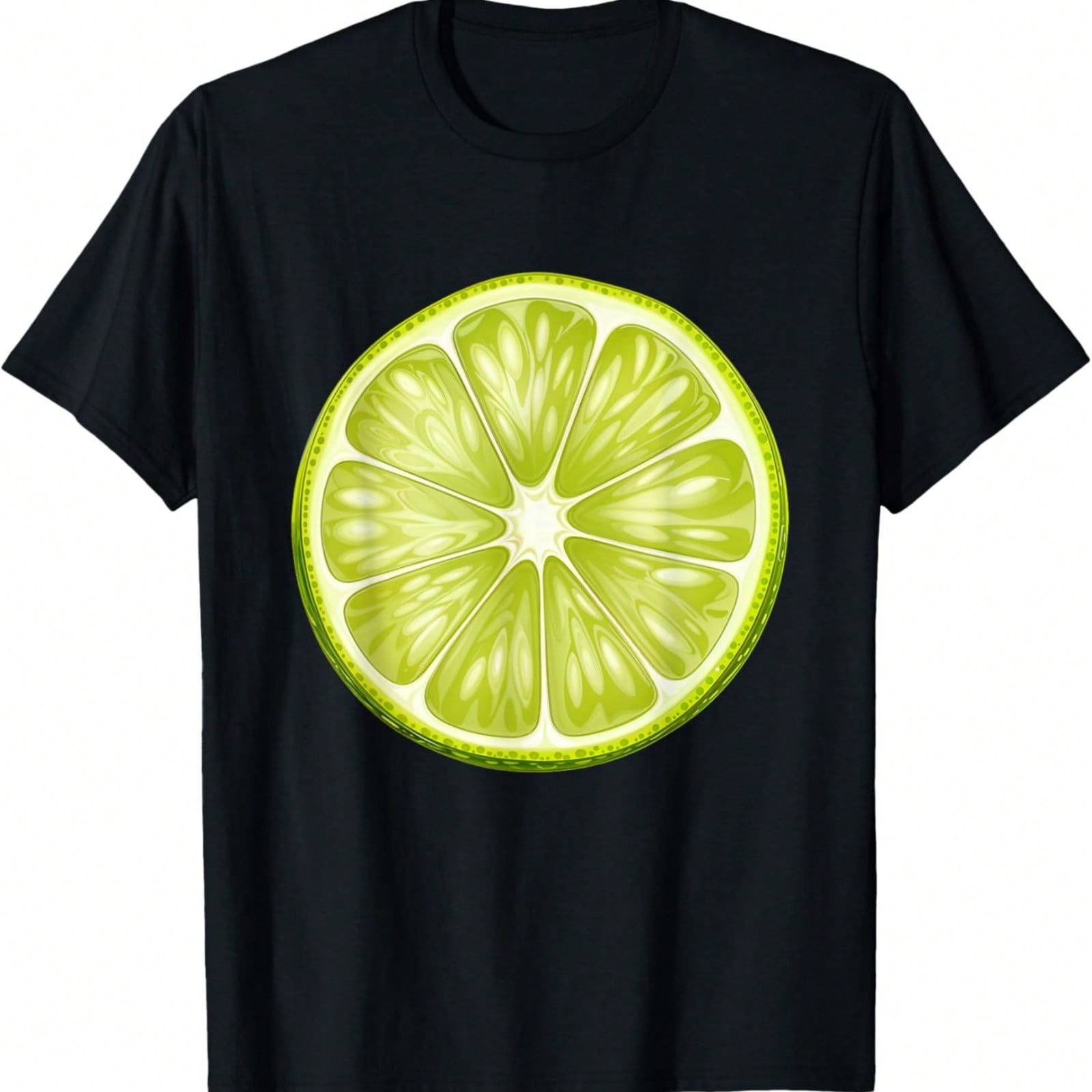 Sliced Lime Fruit Green Citrus Lime Slice Costume T-Shirt S разноцветный