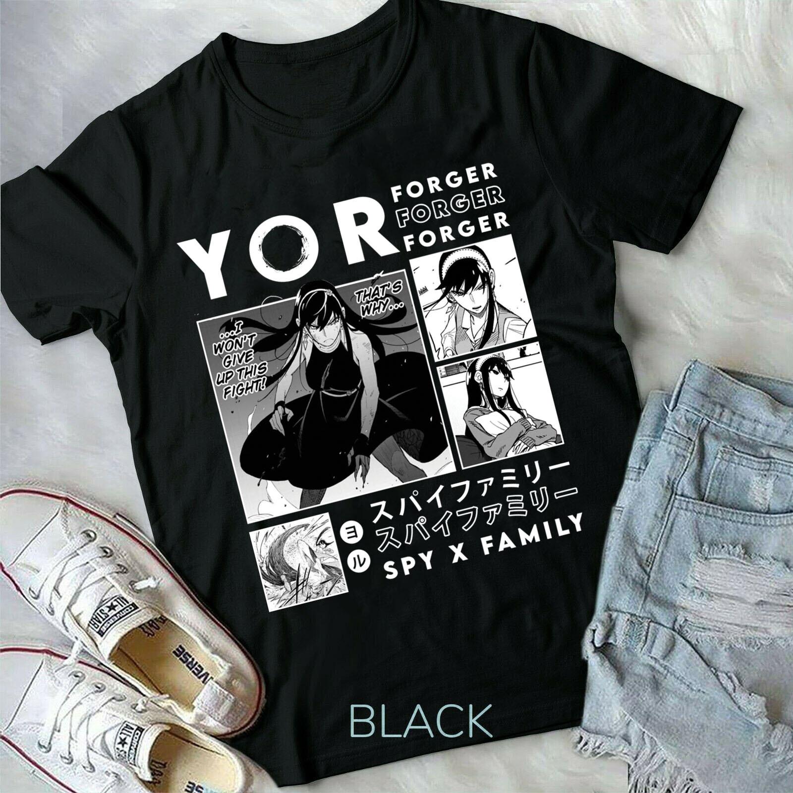 

Spy X Family,Anya Forger,Loid Forger,Yor Forger,Kawaii, Japanese,new T-shirt 3XL