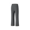 Skechers Regular Fit Smoke Gray Simple Solid Straight Leg Mid Rise Knitted Sports Pants Women bottoms P226W031-013P