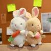 Nordic White Bunny Plush Toy With Carrot And Star For Kids Gift