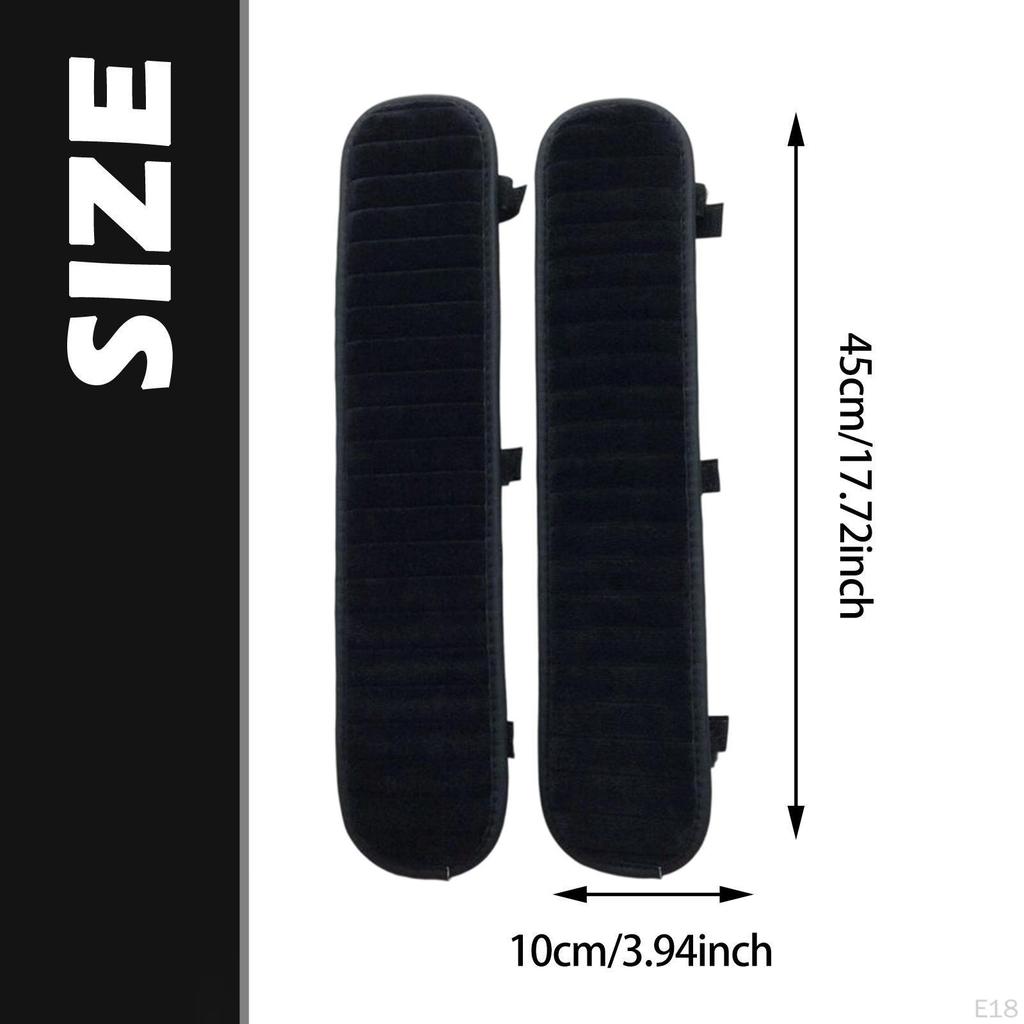 2 Pieces Chair Armrest Pad Office Cushion Elbow Support Arm Rest Velvet Material