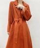M Family Water Ripple High-End Women's Double-Sided Cashmere Coat