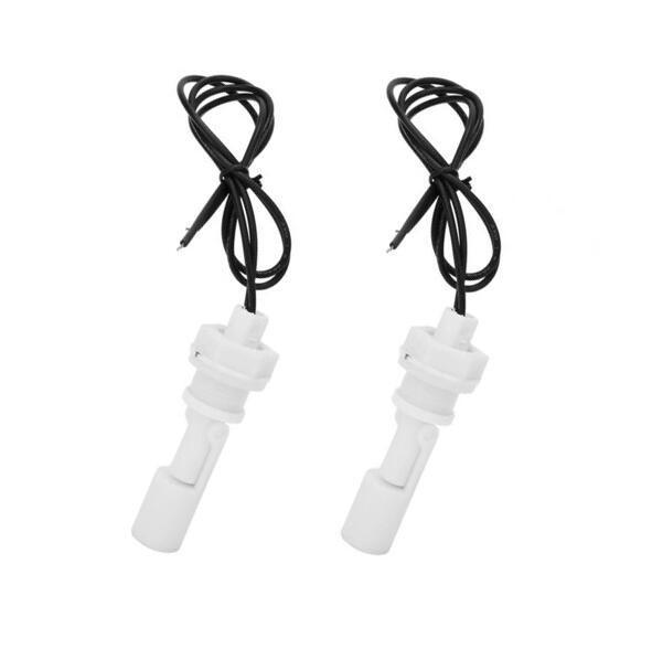 2Pcs Water Level Sensor Horizontal Liquid PP Side Mount Float Switch 16mm