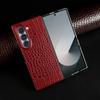 Hand Crafted Genuine Leather Case For Samsung Galaxy Fold 6 Fold 3 Mobile Phone Cover Galaxy Z Flip6 Back Shell Coque