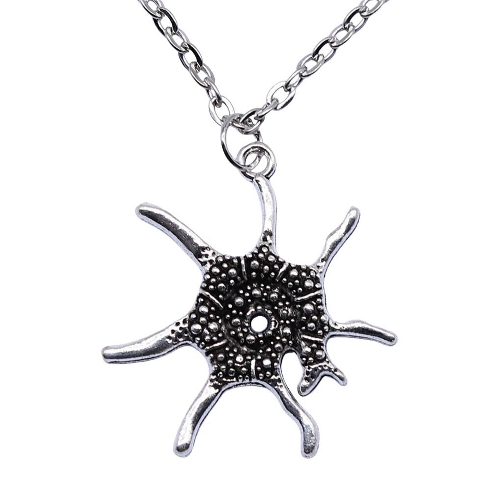 Seahorse Charm Necklace Ocean Marine Life Pendant Beach Vacation Nautical Jewelry 43cm Chain