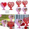 Valentines Day Decoration Love Heart 3d Ornament Desktop Photo Props Arrange