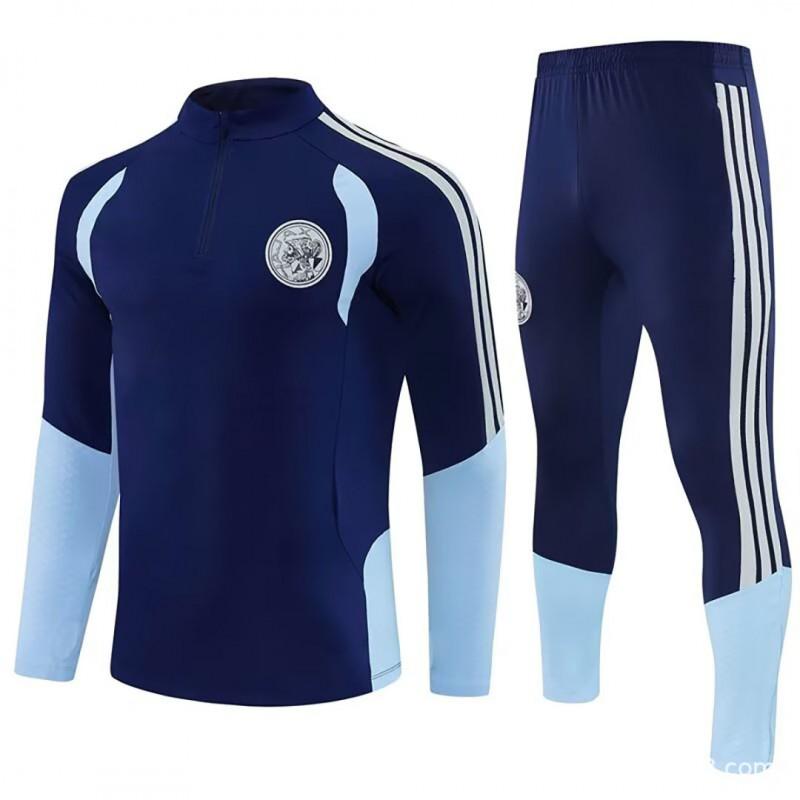 Ajax Football Training Suit Half Zip Long Sleeve Tracksuit Adult Kids Winter