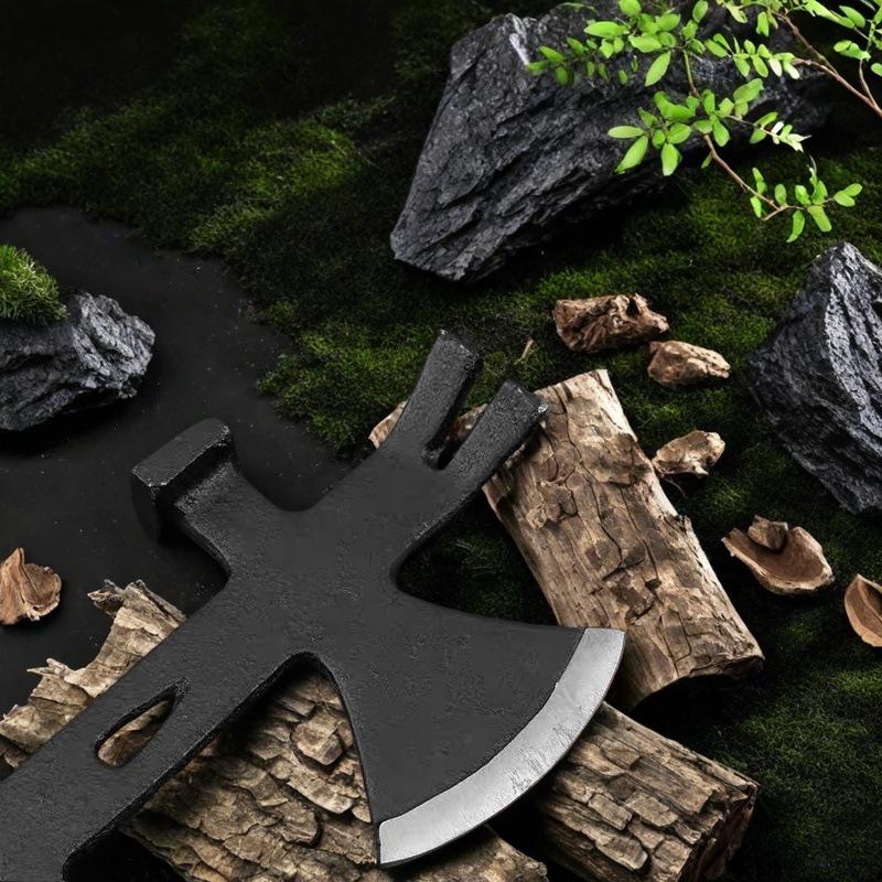 Multifunctional High-Hardness Portable Outdoor Survival Axe