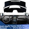 For Toyota Pruis XW50 Hatchback 2016-2022 Accessories Dash Board Sunshade Carpet Dashboard Cover Protective Pad