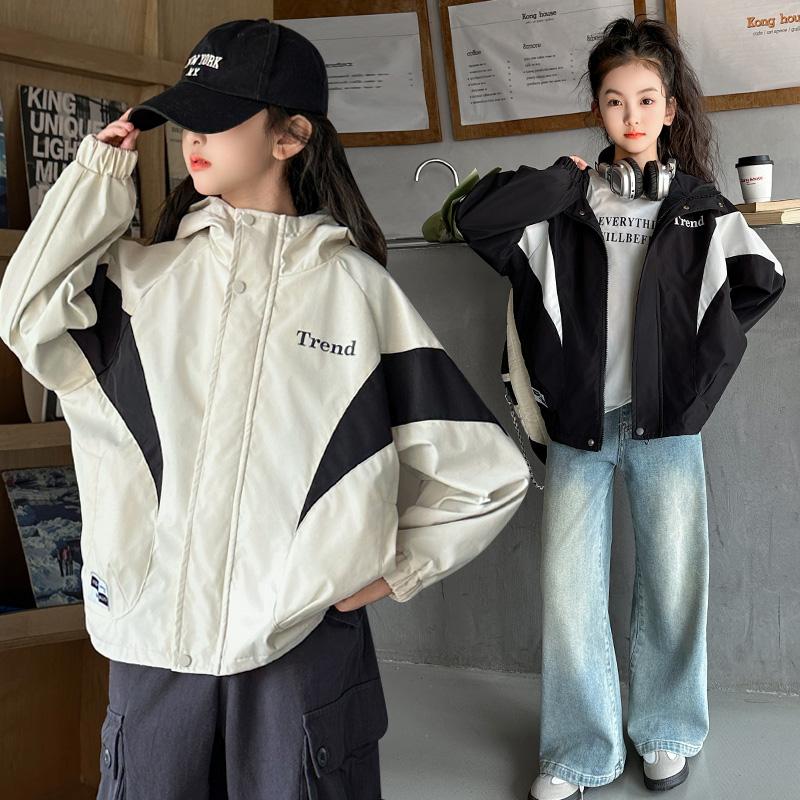 Girls' Outerwear, Autumn Children's Submachine Jacket 2026 New Style, This Year's Popular and Explosive Early Autumn Lightweight Girls' Top